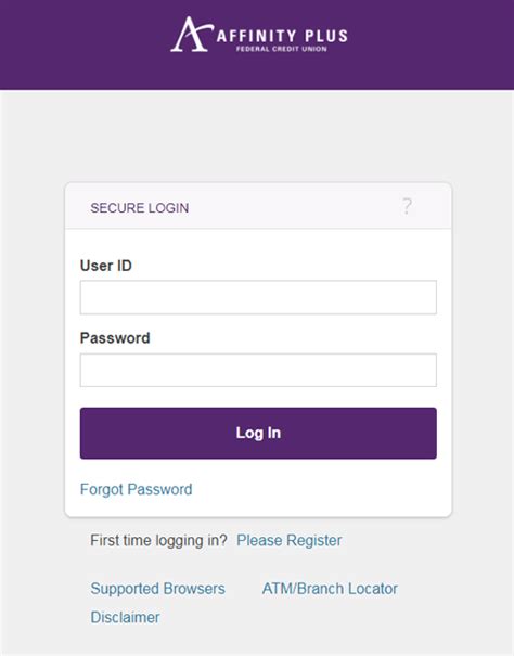 affinity plus login